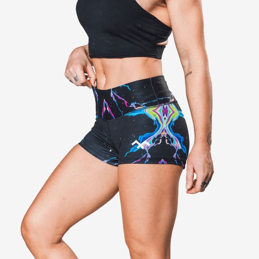 HVIII BRAND GOODS contour shorts OIL SLICK - evo pistol